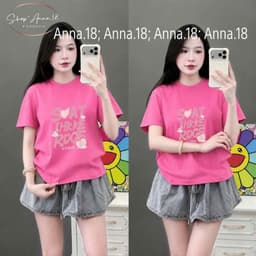 Áo thun , áo 3158 cotton khô, áo thun nữ form rộng nam nữ tay lỡ mẫu trơn unisex -chữ  SOAT HỒNG 2