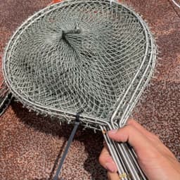 Vợt Vớt Cá Vòng Inox, Đa Dạng Kích Cỡ 20–40cm, Lưới Gân Trắng Đan Tay Và Lưới Đỏ, Bền Đẹp, Tiện Dụng 4