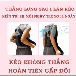 Đai Chống Gù Cong Vẹo Cột Sống Lưng (Nam&Nữ) - Chống Gù Lưng, Cong Vẹo Cột Sống, Thoái Hóa, Thoát Vị Đĩa Đệm----- ## 6