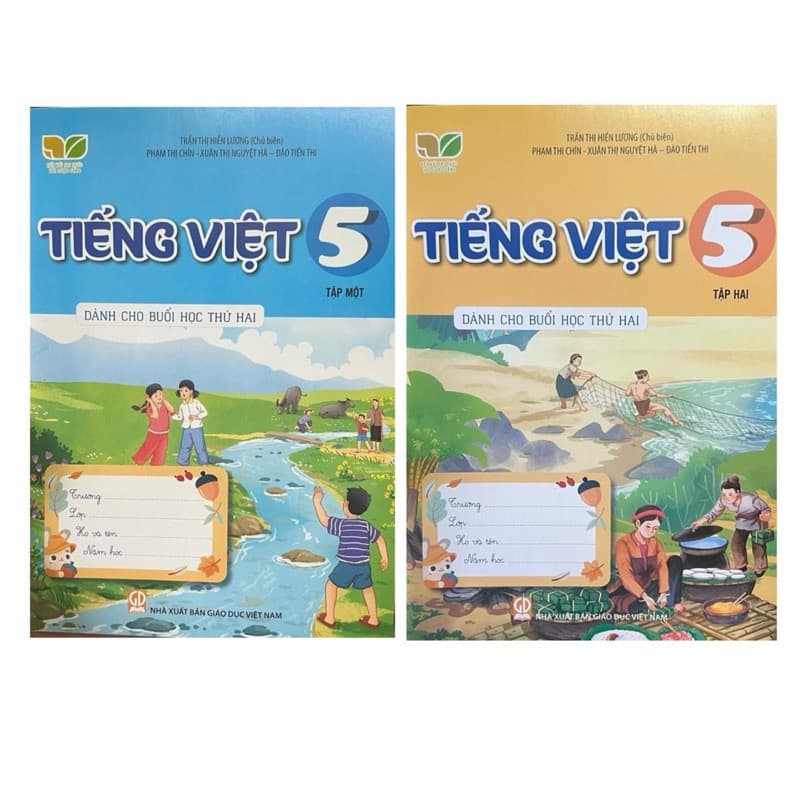 Sách - (Combo 2 Tập )Tiếng Việt 5  (Dành cho buổi học thứ hai) - Kết nối tri thức với cuộc sống
