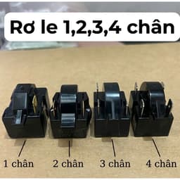 Rơ Le Khởi Động Và Tecmic Bảo Vệ Block Tủ Lạnh - Đủ Dòng Từ 1/2 HP Đến 1/8 HP (Loại 1, 2, 3, 4 Chân) 3