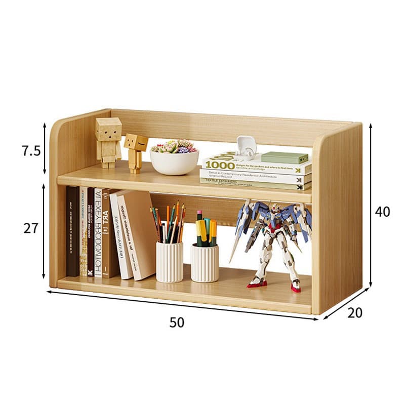 Kệ sách để bàn làm việc thương hiệu Lux decor góc học tập LUX04