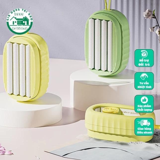 Bàn chải giặt đồ, chà quần áo giày dép... Cao cấp - thiết kế sang trọng ,Bàn chải giặt con lăn đẩy chất lỏng VOICON
