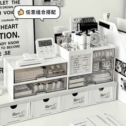 ộp Đựng Đồ Học Tập BOUTIQUE Tủ Nhựa Chống Bụi Nhiều Ngăn Kích Thước Khác Nhau Phong Cách Nhật Bản VOICON-[NHI66] 8