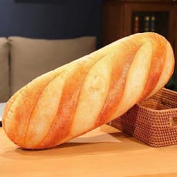 Gấu Bông 3D Bánh Mì - Gối Ôm Bánh Mì Quà Tặng Đồ Chơi Gác Chân Tựa Lưng 6