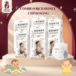 Combo 6 Bịch Tã Bỉm Dán/Quần Honey Premium Chính Hãng Motaro Cho Bé 1