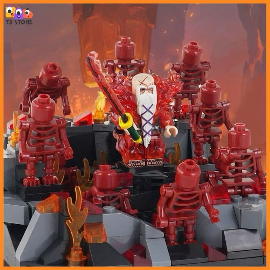 Minifigure Bleach Đồ Chơi Lắp Ráp Nhân Vật Anime Fire Billion Burial Formation (MOC1403)
