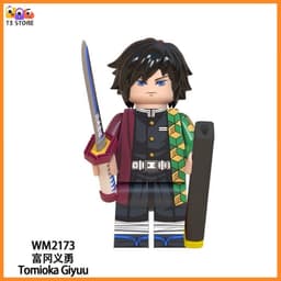 Demon Slayer Đồ Chơi Lắp Ráp Các Nhân Vật Truyện Tranh Demon Slayer, Kimetsu No Yaiba, Tanjiro, Zenitsu, (WM6116) 4