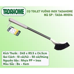 Combo 5 Cọ Toilet TADAHOME, Cọ Chà Nhà Vệ Sinh Bền, Cán Dài Cọ Bồn Cầu Vệ Sinh - DOMUS 2