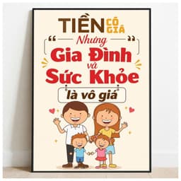 20+ Mẫu Tranh Nội Quy, Nề Nếp Gia Đình - Tranh Canvas Trang Trí Trong nhà, Phòng Khách, Góc học tập 6