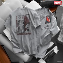 Áo Thun Nam ICONDENIM Marvel Spiderman Behind The Mask ATID0767 1