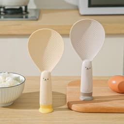 Muôi Xới Cơm Chống Dính Đế Hít Dính Tự Đứng Chất Liệu Nhựa PP Không Mùi Chịu Nhiệt  VOICON-[TTA11] 2