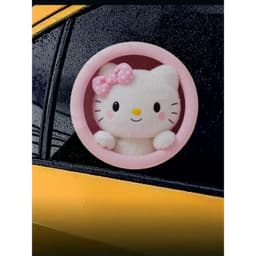 HỎA TỐC Decal Dán Xe Hơi Hình Hello Kitty 3D Dễ Thương Chống Thấm Nước 7