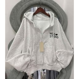 Áo khoác Hoodie Zip Trơn Vải 2 Da Chống Nắng Tốt Form Rộng Nam Nữ -hình LÁ CỜ MỸ AAaaa, 8