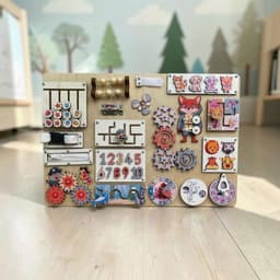 Bảng bận rộn - Busy Board - Đồ chơi gỗ giáo dục cho bé Montessori - Board game 7
