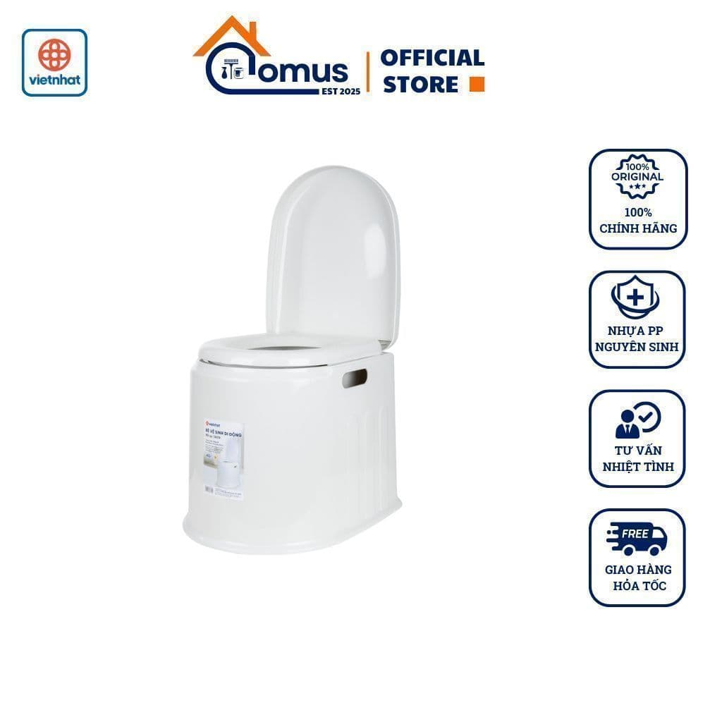Bô Vệ Sinh Di Động, Bồn Cầu Cho Mẹ Bầu Người Già Người Bệnh Việt Nhật 5459 - DOMUS