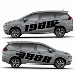 Tem năm sinh dán ô tô. dán mọi form xe, 1 bộ 2 bên. tem đen 3 lớp chống nước ( SL : 1 bộ đủ dán 2 bên 30.x150cm) (D4501) 6