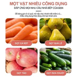 Nạo Củ Quả Đa Năng Inox 304 - Thiết Kế 2 Chiều, Siêu Bền, Gọt Vỏ Nhanh Và An Toàn 3