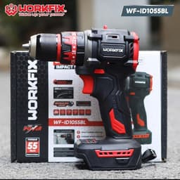 Máy Khoan Pin 3 Chức Năng WORKFIX WF-ID1055BL Không Chổi Than, Lực Siết 55N.m Khoan Tường - Bắn Vít 2