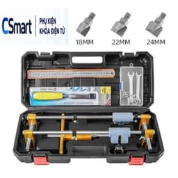 Bộ Cữ Phay Lỗ Ổ Khóa Cửa, Bộ Định Vị Khoét Đục Lỗ Lắp Khóa Vân Tay, Khóa Điện Tử, Dụng Cụ Thợ Khóa 3