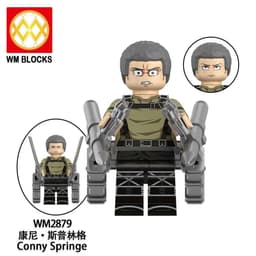 Minifigure Attack On Titan Đồ Chơi Lắp Ráp Mô hình Các Nhân Vật Truyện Tranh Attack on TiTan (WM6203) 6