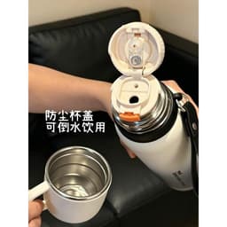 Bình Giữ Nhiệt Inox 316 Cao Cấp 800ml Kèm Nắp Uống Nước & Quai Tay Cầm Tiện Lợi BINHGIUNHIE VINBEO VOICON-[CU22] 3