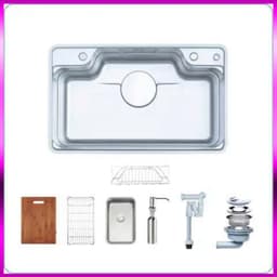 Chậu Rửa Bát Nobinox LIKEN NL792D | KT 83x50cm | HÀNG CHÍNH HÃNG 7