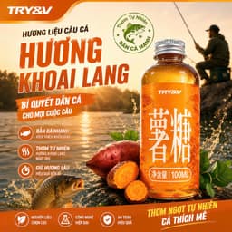 Hương liệu Chuangwei Try&V tam vị, phù hợp cho ae đánh dịch vụ, tự nhiên (khoai lang, đường đen, dâu tây) 2