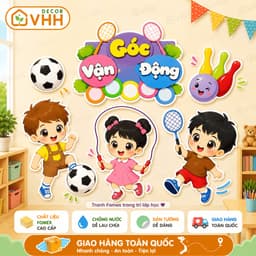 [Mẫu 2026] Tranh Góc STEAM Trang Trí Mầm Non Chất Liệu Fomex decor lớp học (MN0051) 2
