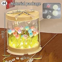 Đèn Ngủ Tulip Handmade Tự Làm DIY | Quà Tặng Người Yêu Sinh Nhật Bạn Gái Ý Nghĩa VOICON-[SS67] 6