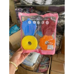 SÉT 4 Miếng Rửa Bát Hoạt Hình Dễ Thương – Sạch Nhanh, Bếp xᶖnh VOICON-[TV01] 3