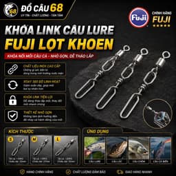 Khóa Link Câu Lure FUJI Lọt Khoen – Khóa Nối Mồi Câu Cá Nhỏ Gọn, Dễ Tháo Lắp 1