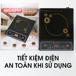 Bếp điện từ Srapp SH-BT205, mặt kính cao cấp , tỏa nhiệt nấu nhanh , tiết kiệm điện - TUIDO SHOP 2