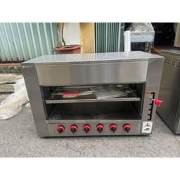 Lò nướng Salamander 4-6-8-10 họng inox 304 chạy gas, hoàn hảo cho nướng hải sản, thịt, sườn. Bảo hành 18 tháng công ty. 9