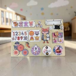 Bảng bận rộn - Busy Board - Đồ chơi gỗ giáo dục cho bé Montessori - Board game 4