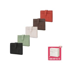 [Tặng hộp 20.10] Ví nữ cao cấp da thật ELLY EV89 ví cầm tay nhỏ gọn chính hãng 1