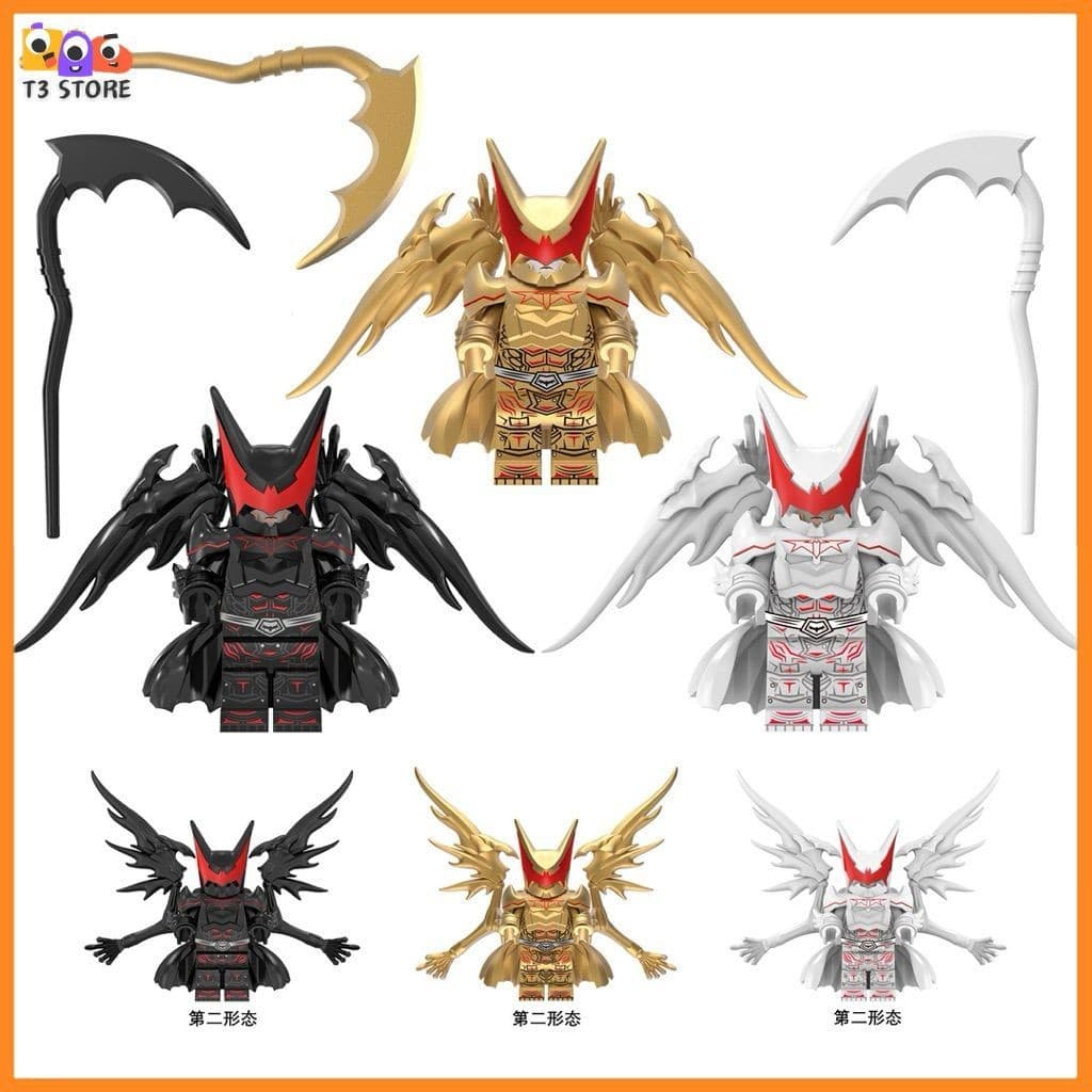 Minifigure Hellbat - Đồ chơi lắp ráp xếp hình mô hình nhân vật siêu anh hùng người Dơi địa ngục