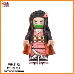 Demon Slayer Đồ Chơi Lắp Ráp Các Nhân Vật Truyện Tranh Demon Slayer, Kimetsu No Yaiba, Tanjiro, Zenitsu, (WM6116) 3