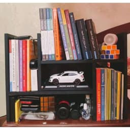 KỆ SÁCH ĐỂ BÀN NHỎ GỌN, KỆ TRANG TRÍ BẰNG GỖ, KỆ MINI TIỆN ÍCH BẰNG GỖ GIÁ RẺ CHO SINH VIÊN LUX21 8