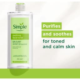 Toner Nước Hoa Hồng Simple Soothing Facial Skind To Skin Dành Cho Da Nhạy Cảm 200ml 9