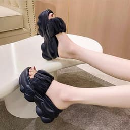 Dép xuồng bm công chúa 9p hàng nhập qc DéP Nữ Shoes GiàY Nhung Sandal 1