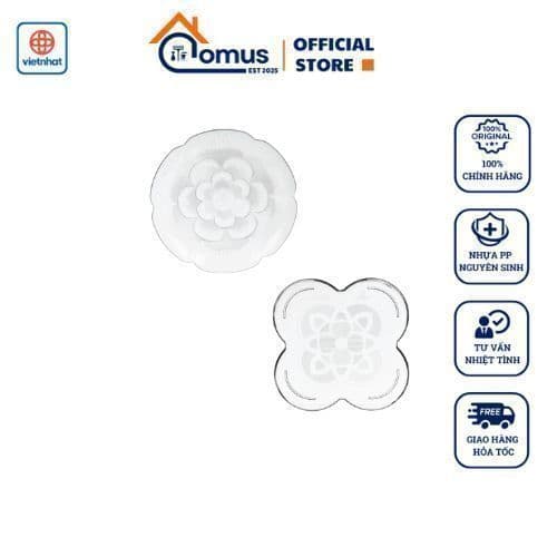 Đĩa Nhựa Trong Suốt Việt Nhật Hokori 1170/1/2/3/4/5, Đĩa Hoa Đựng Trái Cây Trang Trí - DOMUS