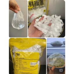Túi 600 Cái Màng Bọc Thực Phẩm Size Lớn, Treo Tường Dạng Rút Tiện Lợi, Có Chun Co Dãn Đa Chiều Siêu Dai,  VOICON-[TTA11] 5