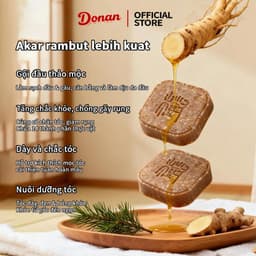 (Chính Hãng) Xà phòng Donan gội thảo dược 90g -  ngăn rụng tóc, kích thích mọc tóc , phục hồi tóc hư, giúp tóc dày 7