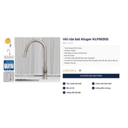 Chậu rửa bát Kluger KT8050FS  S80 Plus | Cam kết Hàng chính hãng 8