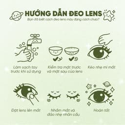 Kính Áp Tròng Màu HORIEN Beloved Eyes 1 Ngày 10 Chiếc – Lens Nâu Hạt Dẻ, Xám Mây Bông, Nâu Đậu Vàng, DIA 14.2mm, BC 8.6m 8