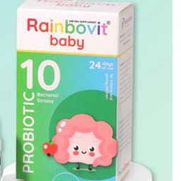 Rainbovit Baby ( Hộp 10 ml .MÀU XANH )Men Vi Sinh 10 Chủng,cải thiện tiêu hóa> BUN BUN SHOP 4