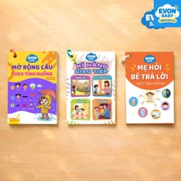 Thẻ Flash EVON BABY dạy bé tập nói - Giai đoạn bùng nổ ngôn ngữ (24 tháng - 36 tháng ) 1