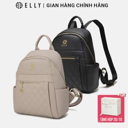 [Tặng hộp 20.10] Balo nữ ELLY EBH34 da tổng hợp cao cấp balo thời trang công sở đựng iPad chính hãng 1