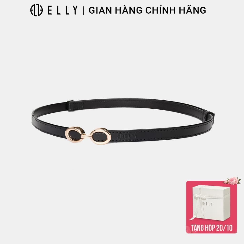 [Tặng hộp 20.10] Thắt lưng nữ ELLY ED62 khóa móc cài da thật cao cấp dây nịt nữ thời trang chính hãng